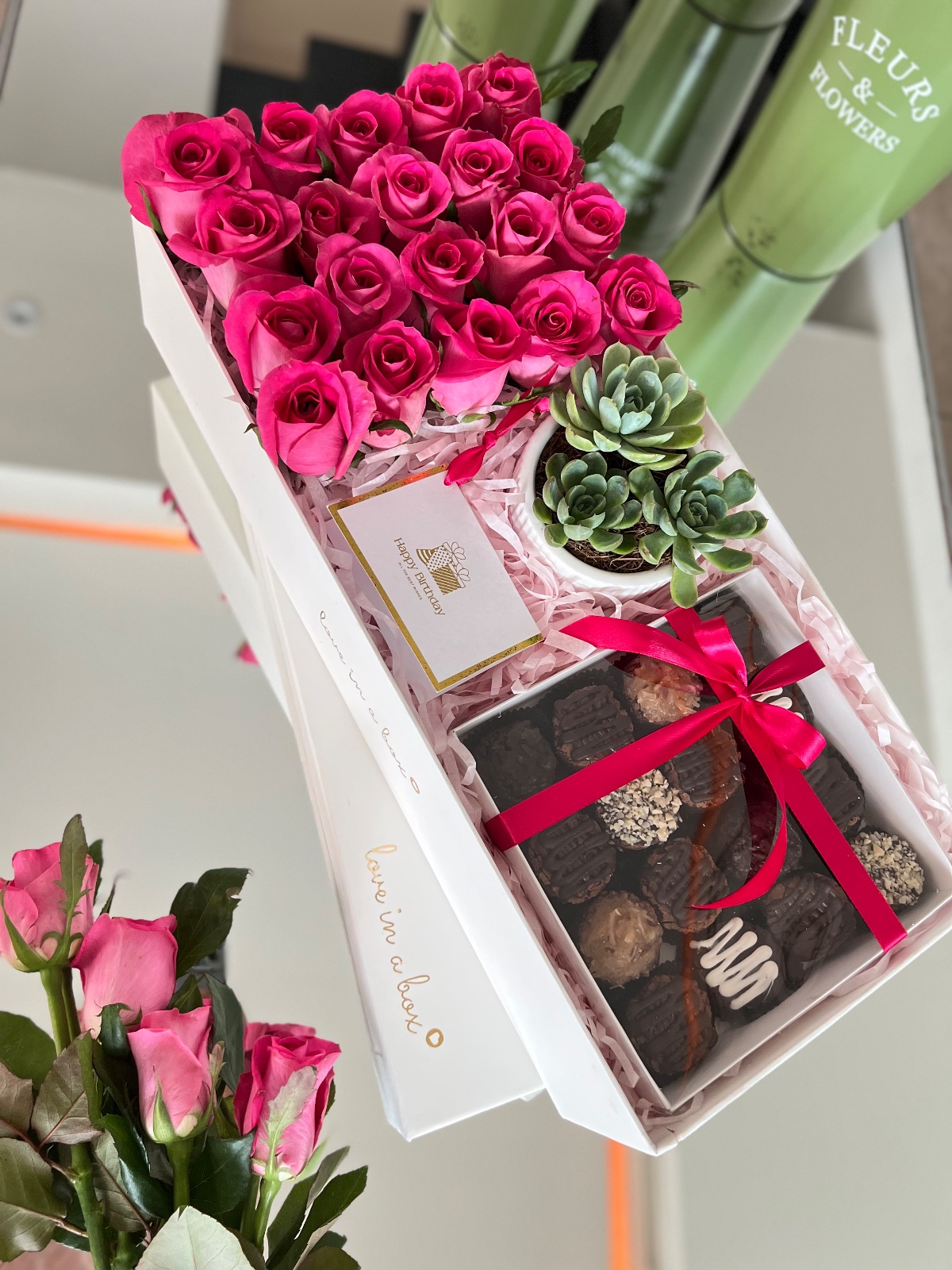 Rosas & brownies