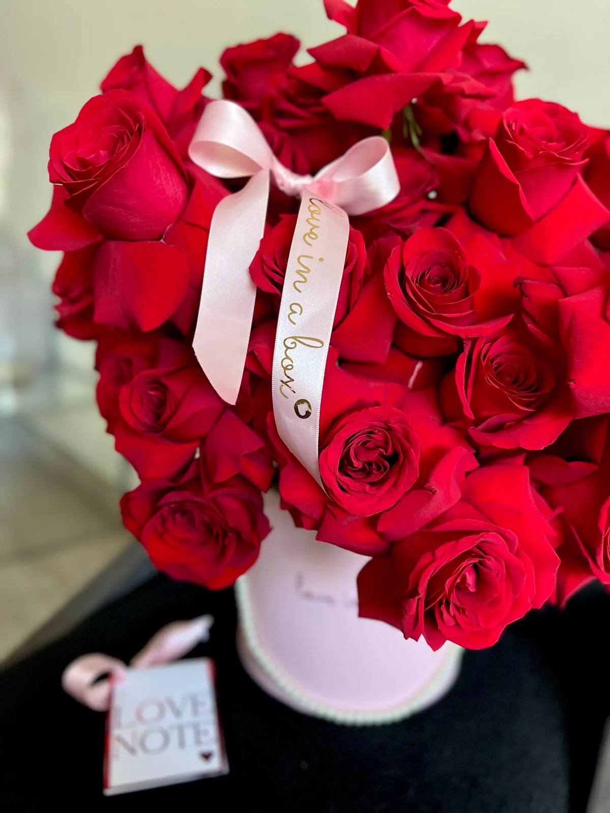 Roses in a Pearls box